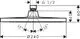 Hansgrohe-HG-Kopfbrause-Crometta-S-240-EcoSmart-mattschwarz-26724670 gallery number 1